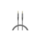XO NBR279C Cable Audio Jack 3.5mm Macho a Jack 3.5mm Macho - 1m - Trenzado - Color Negro