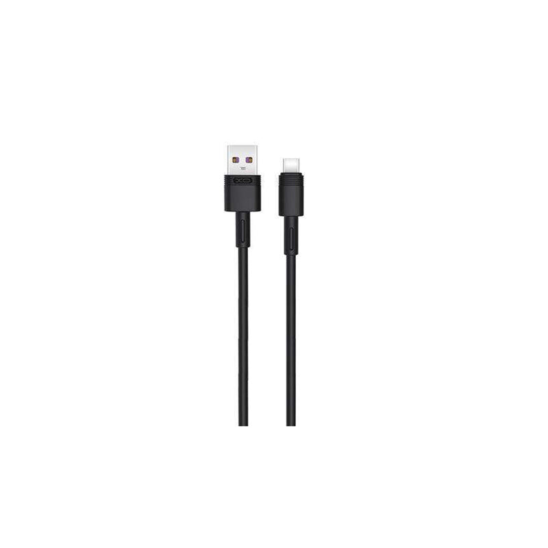 XO Cable USB-A Macho a USB-C Macho 5A - Carga Rapida + Transmision de Datos Alta Velocidad - Longitud 1m