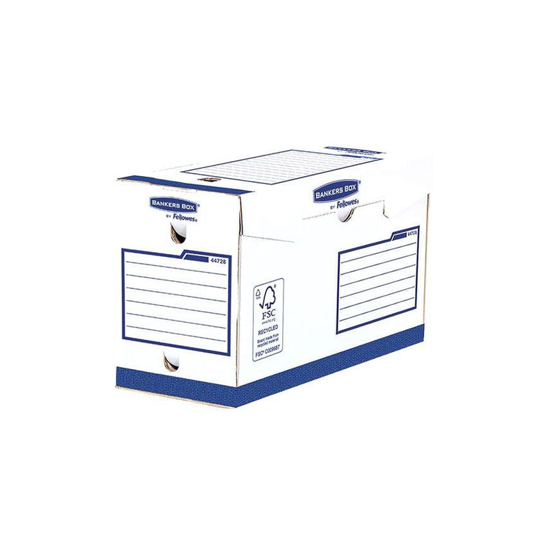 Fellowes Bankers Box Basic Pack de 20 Cajas de Archivo Definitivo A4+ 150mm - Extra Resistente - Montaje Manual - Carton Reciclado Certificacion FSC