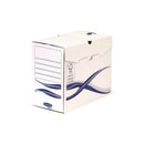 Fellowes Bankers Box Basic Pack de 25 Cajas de Archivo Definitivo A4+ 150mm - Montaje Manual - Carton Reciclado Certificacion FSC