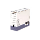 Fellowes Bankers Box Pack de 10 Cajas de Archivo Definitivo Tamaño A4 Fastfold - Certificacion FSC - Medidas Internas 26x10x31.50cm - Medida del Lomo 100mm