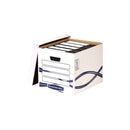Fellowes Bankers Box Basic Maxi Contenedor de Archivos - Montaje Manual - Carton Reciclado Certificacion FSC - Dimensiones Internas 32x33x41cm