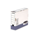 Fellowes Bankers Box Caja de Archivo Definitivo 80mm A4 - Montaje Automatico Fastfold - Carton Reciclado Certificacion FSC