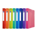 Oxford Urban A4 Carpeta de Proyectos - Tapa de Plastico Translucido - 3 Solapas Fijas - Lomo de 40mm - Colores Surtidos - Pack 10 unidades