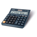 Casio DH-12ET Calculadora de Sobremesa - Pantalla Extragrande de 12 Digitos - Alimentacion Solar y Pilas - Color Azul Oscuro