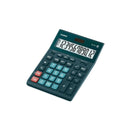 Casio GR-12C Calculadora de Sobremesa de 12 Digitos - Pantalla Extragrande - Simbolos de Comando de Funcion - Alimentacion Solar y Pilas - Color Verde