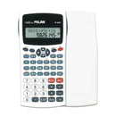Milan M240 Calculadora Cientifica 10+2 Digitos - Pantalla de 2 Lineas - 240 Funciones Integradas Incluyendo 124 Cientificas - Carcasa Protectora - Color Blanco/Gris/Azul
