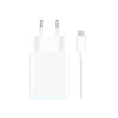 Xiaomi 67W HyperCharge Combo Cargador de Pared para Smartphone USB-A 67W + Cable - Identificacion Inteligente de Dispositivos - Color Blanco