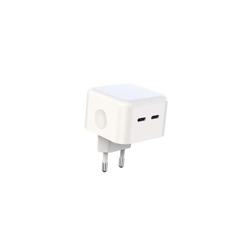 XO Cargador de Corriente L102 35W 2 X Tipo C - Color Blanco