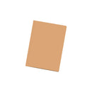 Dohe Pack de 50 Subcarpetas de Cartulina - Tamaño Folio - Ranura para Fastener - Color Naranja Claro