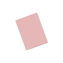 Dohe Pack de 50 Subcarpetas de Cartulina - Tamaño Folio - Ranura para Fastener - Color Rosa Claro