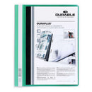 Durable Duraplus Carpeta de Fastener - Para Formato A4+ - Compartimento Interior - Tapa Posterior de Color Verde