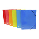 Elba Color Life Clasificador Tamaño Folio con 12 Separadores - Lomo de 25mm - Con Solapa y Cierre de Gomas - Resistente y Duradero - Colores Surtidos