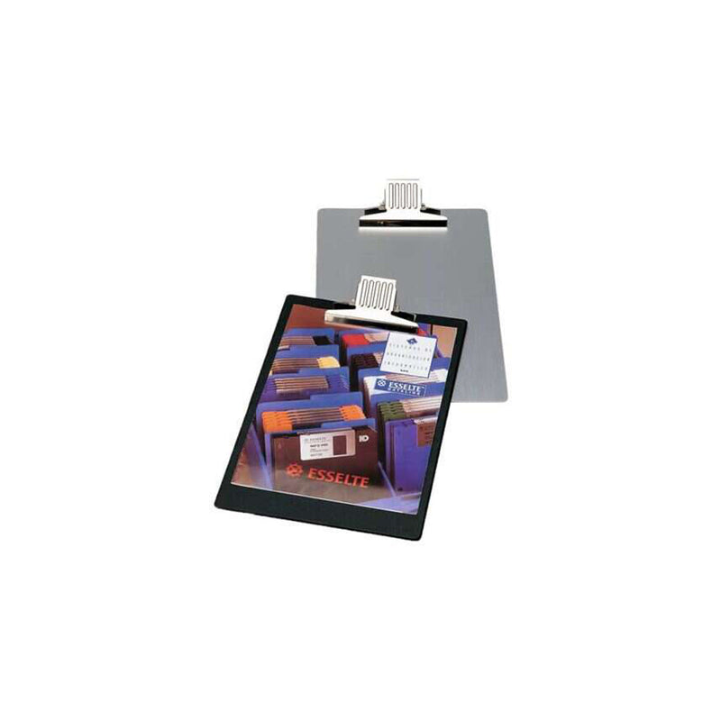 Esselte Carpeta Base de Aluminio con Pinza - Formato A4 - Color Aluminio
