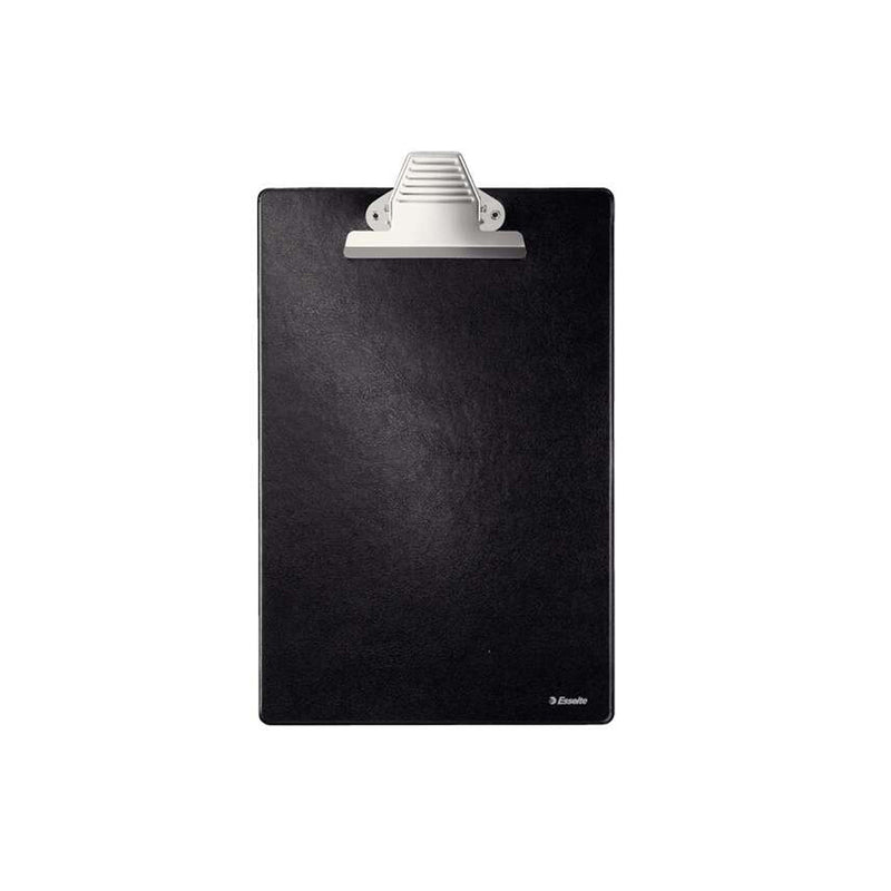 Esselte Carpeta de Base Forrada en Plastico con Pinza - Formato A4 - Color Negro