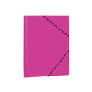 Mariola Carpeta de Polipropileno con Solapas 450 Micras - Formato Folio - Medidas 34x25cm - Cierre con Goma Elastica - Color Fucsia