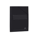 Mariola Carpeta de Carton Plastificado Folio 500gr/m2 - Medidas 34x25cm - Cierre con Goma Elastica - Color Negro