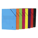 Mariola Carpeta de Carton Plastificado Folio 500gr/m2 - Medidas 34x25cm - Cierre con Goma Elastica - Colores Surtidos