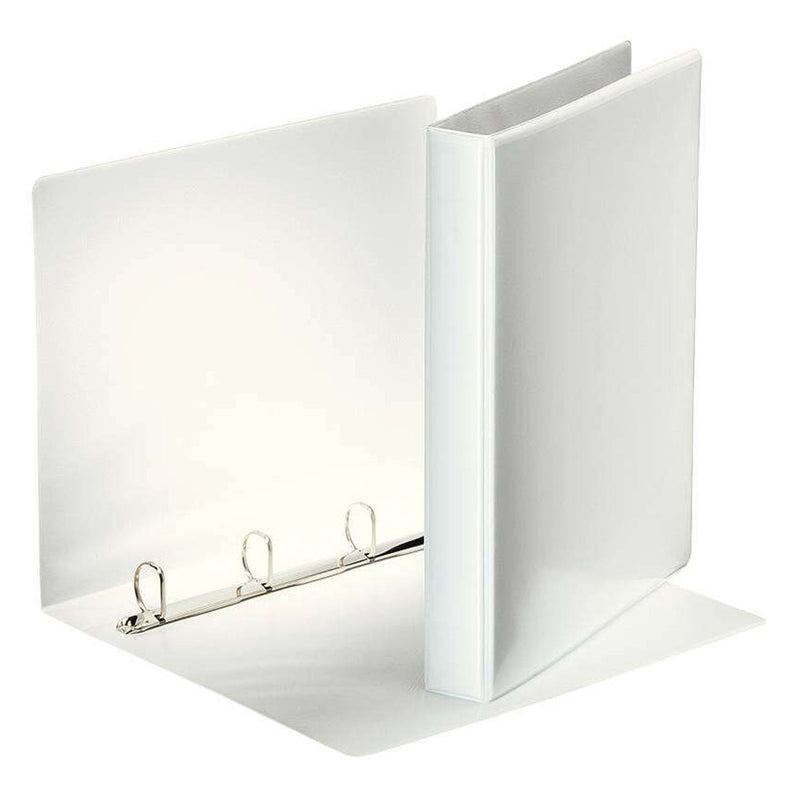 Esselte Carpeta Canguro Gama Basica A4 4 Anillas 4D 25mm - Color Blanco