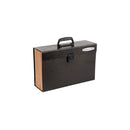 Bankers Box Maletin Archivador Resistente - 19 Secciones para Documentos - Cierre de Seguridad con Clik - Estructura Plastificada - Incluye Hoja con Etiquetas