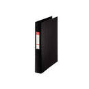 Esselte Carpeta de 2 Anillas 25mm - Formato Folio - Capacidad para 190 Hojas - Color Negro