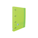 Oxford Live & Go A4+ Polyfoam Europeanbinder - Lomo de 45mm - Anillas de 4Dx35mm - Recambio 5x5 - Color Verde