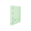 Oxford Live & Go A4+ Polyfoam Europeanbinder - Lomo de 45mm - Anillas de 4Dx35mm - Incluye Recambio 5x5 - Color Verde
