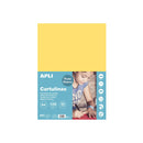 Apli Cartulina Amarillo Claro A4 170g 50 Hojas