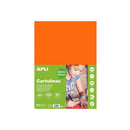 Apli Cartulina Naranja A4 170g 50 Hojas