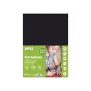 Apli Pack de 50 Cartulinas A4 170g - Color Negro