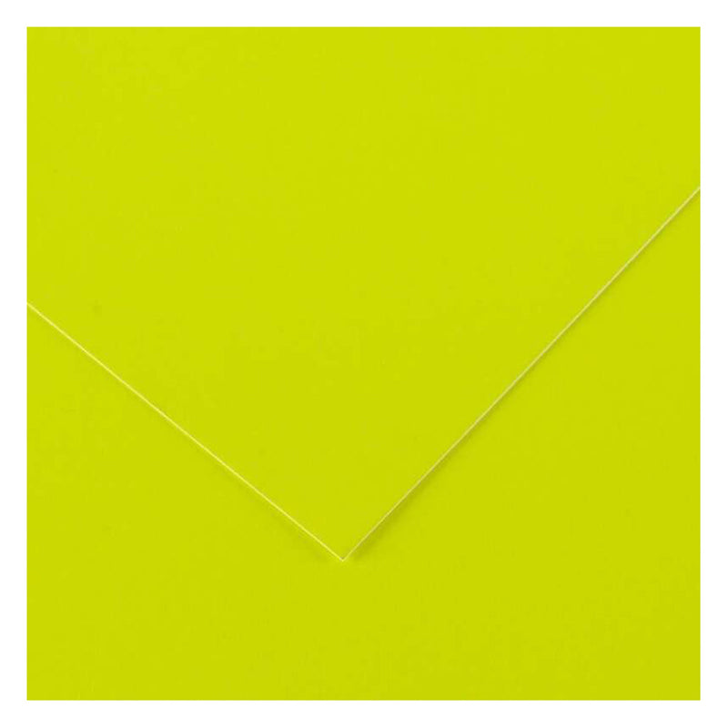 Canson Guarro Pack de 25 Cartulinas Iris de 185g - 50x65cm - Color Amarillo Fluo
