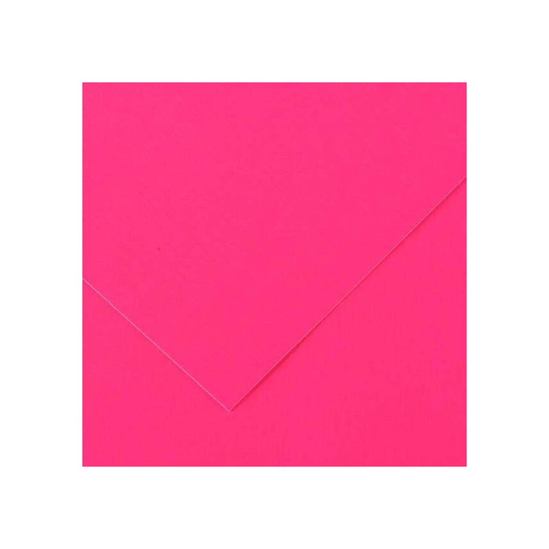Canson Guarro Pack de 25 Cartulinas Iris de 185g - 50x65cm - Color Fucsia Fluo
