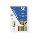 Dohe Pack de 50 Cartulinas de 180 g/m2 - Tamaño A4 - PH Neutro - Libres de Cloro Elemental - Color Blanco