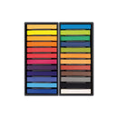 Milan Art Pack de 24 Pasteles Blandos - Colores Intensos y Brillantes - Resistentes a la Luz - Mezclables - Colores Surtidos