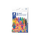Staedtler Noris 220 Pack de 8 Ceras Redondas - Diametro 8mm - Resistencia a la Rotura - Colores Surtidos