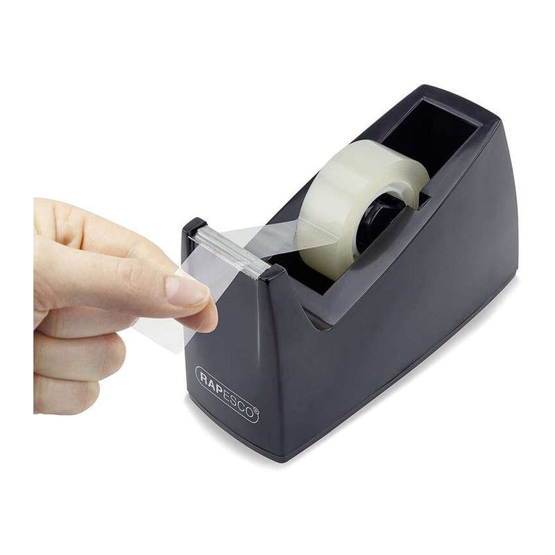 Rapesco Portarollos para Cinta Adhesiva 19mmx33m - Base de Goma Antideslizante - Cinta no Incluida
