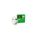Scotch Magic Tape Cinta Adhesiva Invisible 19mmx33m - Acabado Mate Invisible - Perfecta para Etiquetado - Facil de Usar - 7100024666