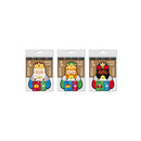 Bismark Pack de 2 Rollos de Cinta Washi-Tape Navideña para Regalos - Tematica Reyes Magos - Medidas 20mmx3m y 30mmx3m - 3 Diseños Aleatorios