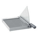 Leitz Precision Home A4 Guillotina de Papel A4 - Corta hasta 8 Hojas - Cuchilla de Acero Inoxidable Templado - Compacta y Ligera - Color Gris Antracita