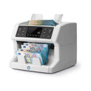 Safescan 2850 Contadora Automatica de Billetes - Deteccion Billetes Falsos en 3 Puntos - Pantalla Tactil y Menu Multilingüe - Notificaciones y Panel Superior de Mantenimiento