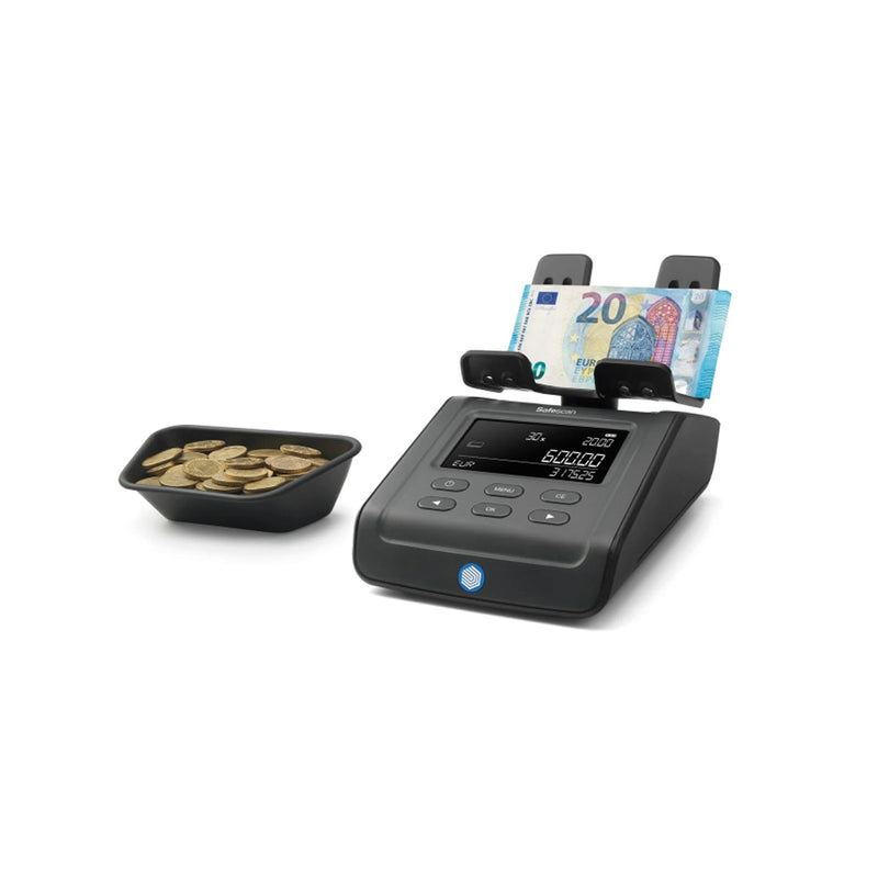 Safescan 6175 Balanza Contadora de Dinero - Cuenta Billetes y Monedas por su Peso - Tambien Articulos no Monetarios
