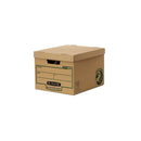Fellowes Bankers Box Earth Contenedor de Archivos - Montaje Manual - Carton Reciclado Certificacion FSC - Color Marron