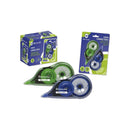 Bismark Pack de 2 Cintas Correctoras 5mm x 12m - Cuerpo Transparente - Forma Ergonomica