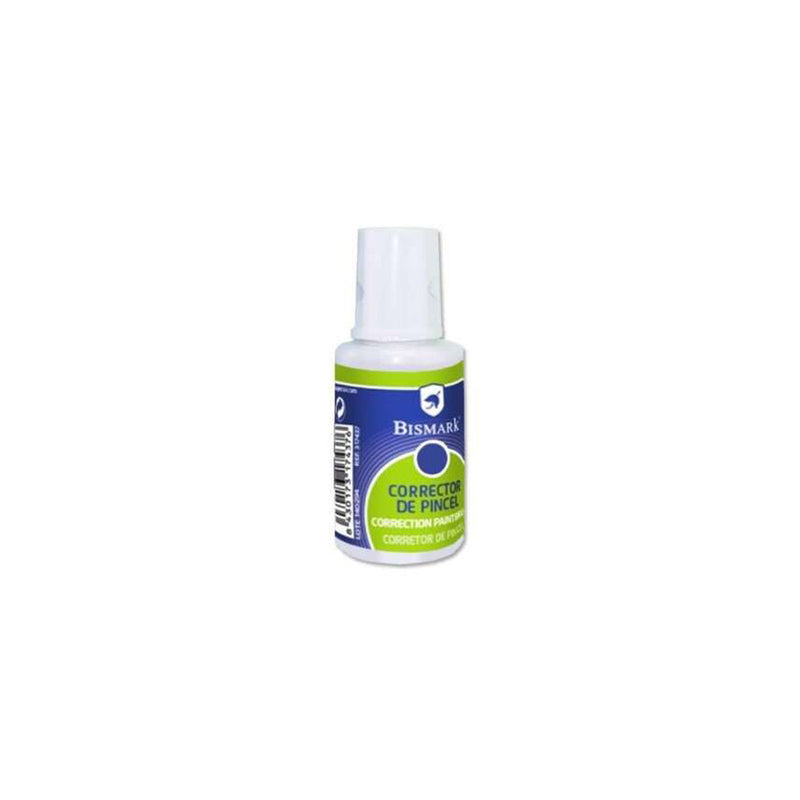 Bismark Liquido Corrector 16ml - Secado Rapido - Aplicador de Pincel - Tamaño Compacto