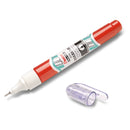 Pentel Boligrafo Corrector 7ml - Secado Rapido - Punta de Valvula Metalica - Cuerpo Color Rojo