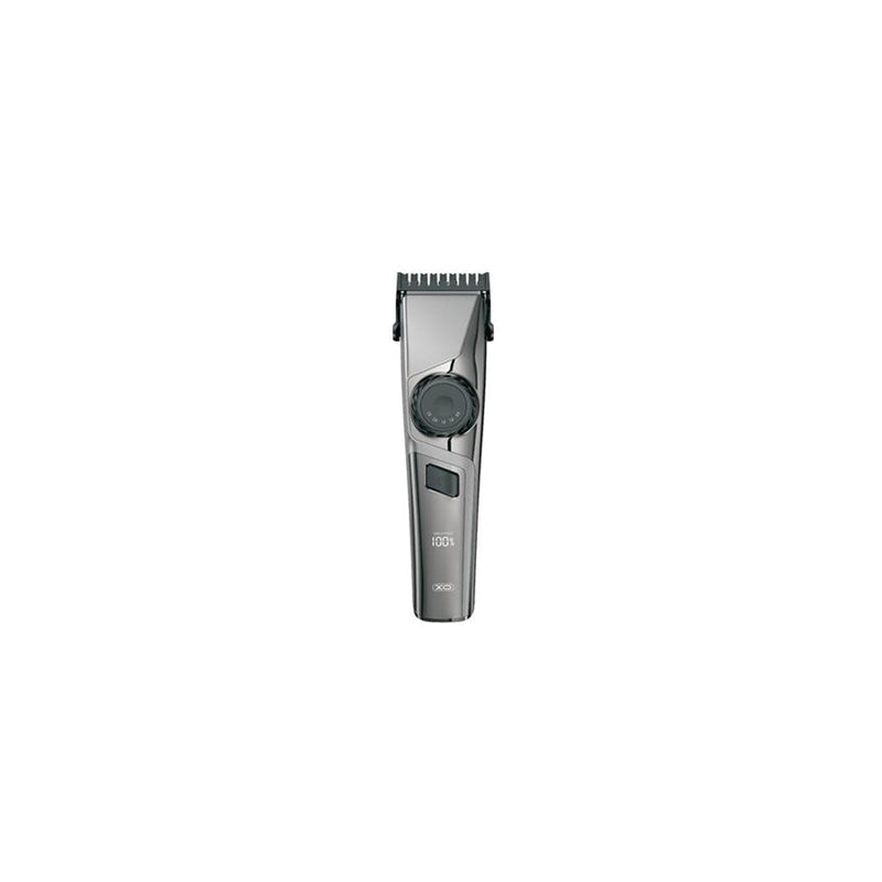 XO Cortapelo de 3 Velocidades hasta 6000rpm - IPX6 - Usala con Cable o Bateria - Display - hasta 180Min Autonomia - Ajustable Mediante Rotor - Incluye 6 Cepillos - Color Negro