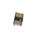 Dohe Cuaderno Cartone con Puntas Redondeadas - 96 Hojas de Papel Ahuesado de 80gr - Tapa en Tres Piezas con Lomera de Tela - Cierre de Gomas y Cinta de Registro