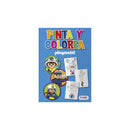 Dohe Libro de Colorear Playmobil Police - Cubierta de Cartulina de 350gr - Interior de 30 Hojas en Papel de 120gr - Ideal para Lapices de Colores y Pinturas de Cera