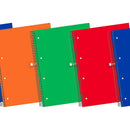 Enri Plus Cuaderno Espiral Formato A4+ Cuadriculado 5x5mm - 120 Hojas + 40 Gratis Microperforadas - Cubierta Extradura - Colores Surtidos