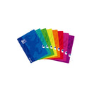 Oxford School Classic Openflex A4 Libreta Grapada - Tapa de Plastico Resistente - 1 Linea con Margen - 48 Hojas - Colores Surtidos